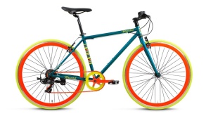 Велосипед FORWARD INDIE JAM 2.0 зеленый мат. 18"