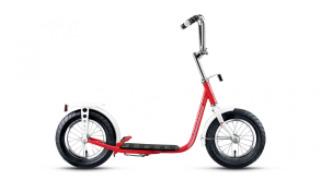 Велосипед FORWARD PLUTON (12" 1 ск. рост OS) красный мат.
