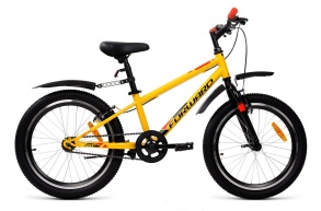 Велосипед FORWARD UNIT 20 1.0 желтый 10.5"