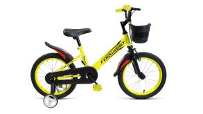 Велосипед Forward NITRO 14 (14" 1 ск.) 2019, желтый, RBKW9LNF1022