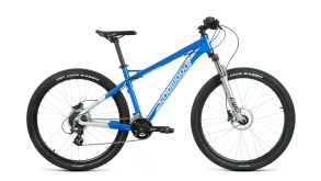 Велосипед FORWARD QUADRO 27,5 3.0 disc 17"синий / серебристый