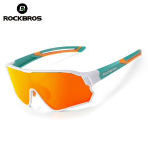 Очки солнцезащитные ROCKBROS SP314 детские с поляризационными линзами; белый матовый / поляризованны