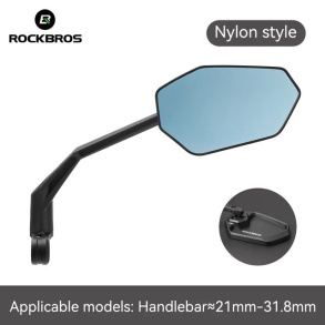 Зеркало заднего вида ROCKBROS F-253AR на руль, нейлон, правое, антибликовое; черный