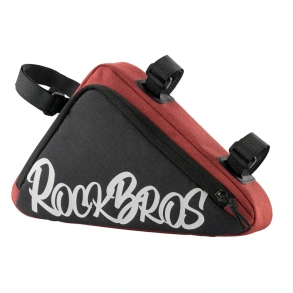Велосумка ROCKBROS G001 на раму, малая, объем 0,8 л; кирпично-красный, размер S