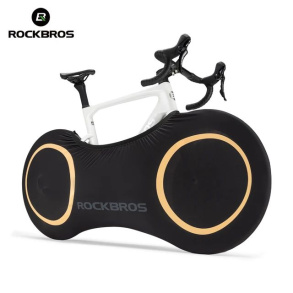 Чехол ROCKBROS D95 бахилы для колес велосипеда 26-29"; черный с оранжевым