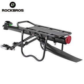 Багажник ROCKBROS HJ10010 консольный, алюминиевый, с опорами, крепления QR; черный