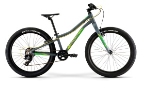 Велосипед Merida 2022 Matts J24+ Eco Р:One Size MattCoolGrey/GreenYellow