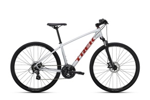 Велосипед Trek 2022 Dual Sport 1 Quicksilver Hybd