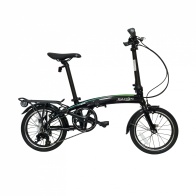 Велосипед Dahon QIX D3 YS 728 (Black), складной, колеса 16", 3 ск.