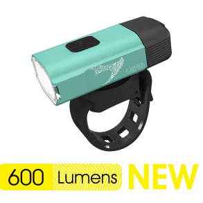 Фонарь передний Moon LEPUS (C2-Sealfoam Teal), 600 Лм, 6 режимов, USB-C