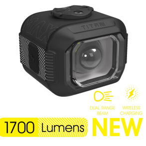 Фонарь передний Moon TITAN MAX-E (C1-Black), 1700 Лм, 7 режимов, USB‑C