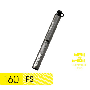Насос ручной Moon AIOLOS PRO - HP, алюминий ЧПУ, 215 мм, 160 PSI / 11 BAR, 108 г, Presta / Schrader