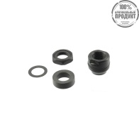 Конус в сборе Shimano HB-RM65, левый, с гайк. и шайбой