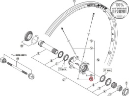 Запчасти Shimano втулке, втулка крепления Спицы Shimano WH-M985/M988