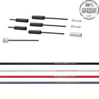 Трос+Оплетка троса переключения Shimano OT-SP41, шоссе, полимерн. покр., 1700мм, белый