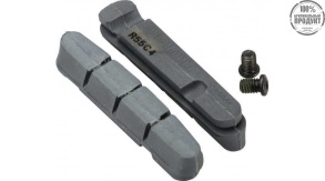 Вкладыш тормозных колодок Shimano, шоссейные R55C4, пара,  для карбон. обода