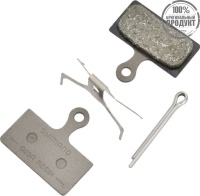 Тормозные колодки Shimano для дискового тормоза G03A, полимерн. пара, с пружин, с шплинтом