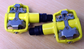 Педали HTI-300,МТБ контактные на алюминиевой основе