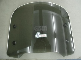 Стекло ветровое крепление на зеркала (универсальное) тонир /Euro/ SYM EuroX 50
