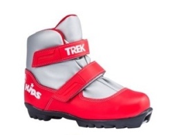 Ботинки лыжные детские TREK Kids1 красный (лого белый) NNN