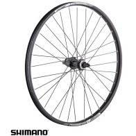 Колесо 26" заднее(без резины), двустенный пистон. алюм.обод 32 отв., втулка Shimano HB-TX505