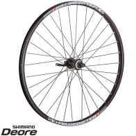 Колесо 26" переднее(без резины), двустенный пистон алюм.обод 32 отв., втулка Shimano HB-M615