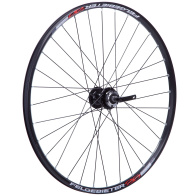 Колесо 26" переднее двой.пист .обод под disc 32 отв, втулка SF B27F аллюм, экс-к, пром подшип.