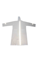 Дождевик ПВХ III-поколения со светоотражателями, прозрачный