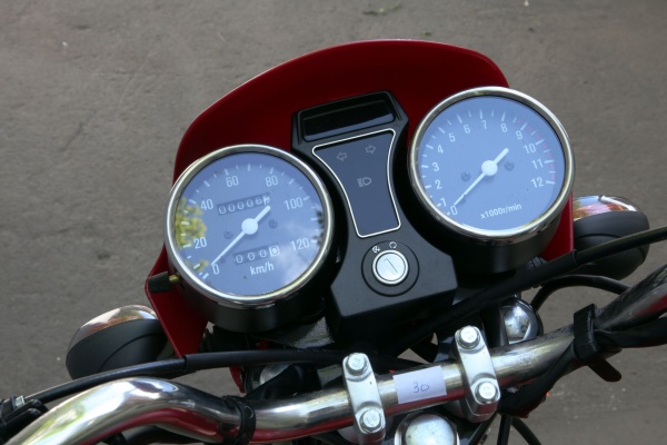 Мотоцикл ЗиД 125 красный - фото 7