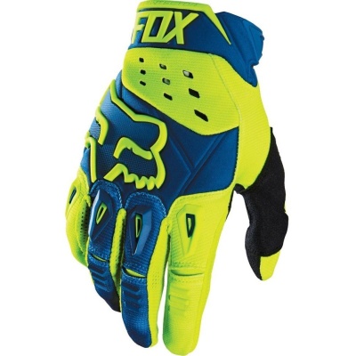 Мотоперчатки Fox Pawtector Race Glove Blue/Yellow