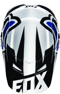 Мотошлем Fox V1 Race Helmet Black XL - фото 4