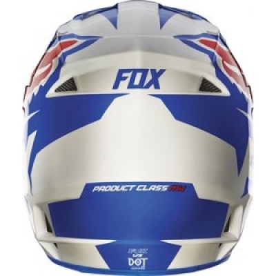 Мотошлем Fox V1 Race Helmet Blue - фото 2