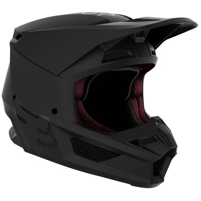 Мотошлем подростковый Fox V1 Race Youth Helmet Black L (17397-001-L)