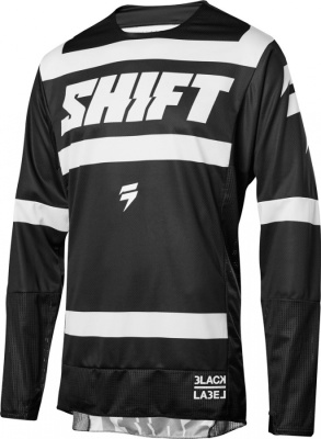 Мотоджерси Shift Black Strike Jersey Black/White