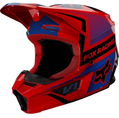 Мотошлем Fox V1 Oktiv Helmet Flow Red 2021