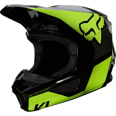 Мотошлем подростковый Fox V1 Revn Youth Helmet YL, желтый, 2021