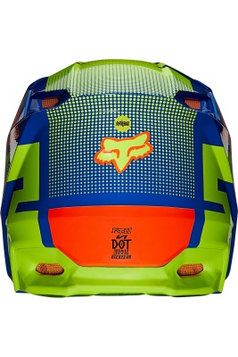 Мотошлем подростковый Fox V1 Oktiv Youth Helmet синий 2021 - фото 1