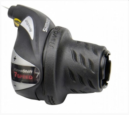 Рукоятка переключения передач Shimano Tourney SL-RS36-7R правая, revoshift, 7, ASLRS36R7AP