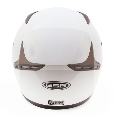 Шлем GSB G-335 WHITE GLOSSY - фото 2