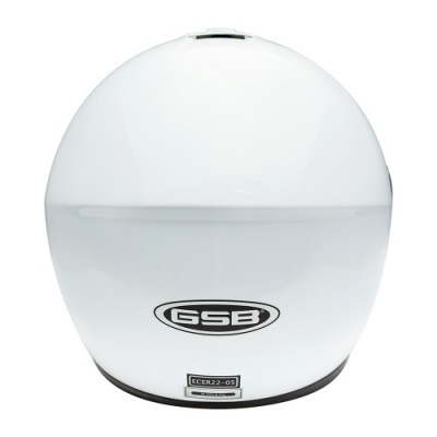 Шлем GSB G-349 WHITE GLOSSY - фото 2