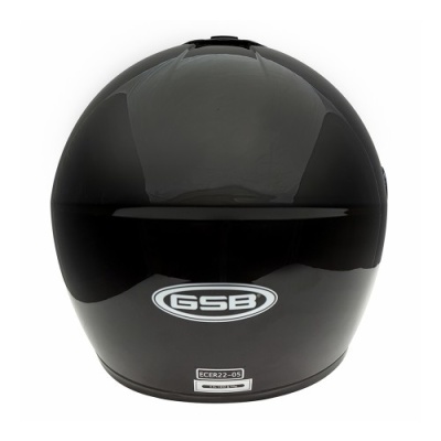 Шлем GSB G-349 BLACK GLOSSY - фото 2