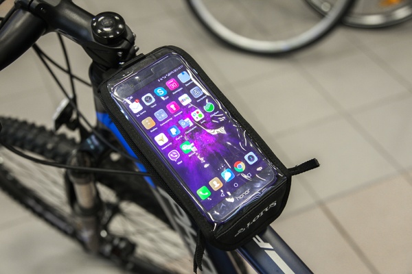 Велосумка LOTUS_SH-P27 на раму с чехлом для смартфона - фото 1
