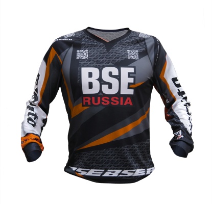 Мотоджерси BSE Russia 2020 orange