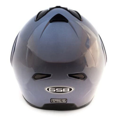 Шлем зимний GSB G-339 GREY MET, S (с двойным визором с электрообогревом, набором проводов и маской - фото 2