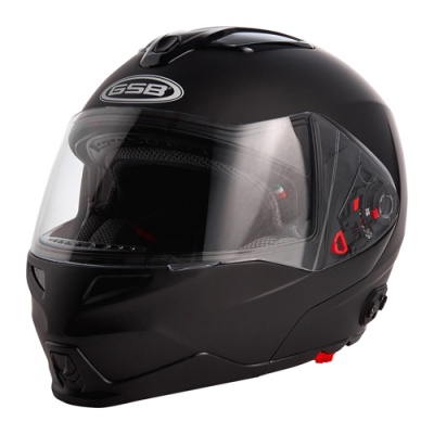 Шлем зимний GSB G-339 MATT BLACK, XL (с двойным визором с электрообогревом, набором проводов и маско