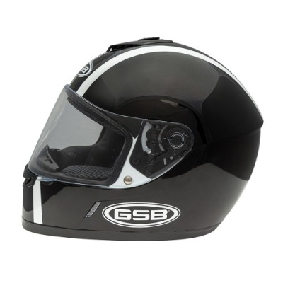 Шлем GSB G-349 BLACK & WHITE - фото 3