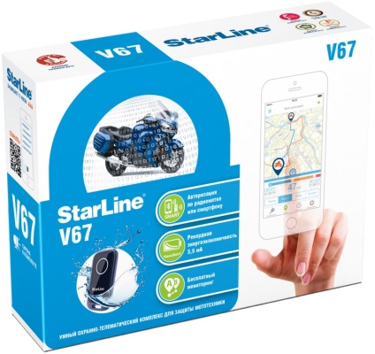 Мотосигнализация StarLine Moto V67