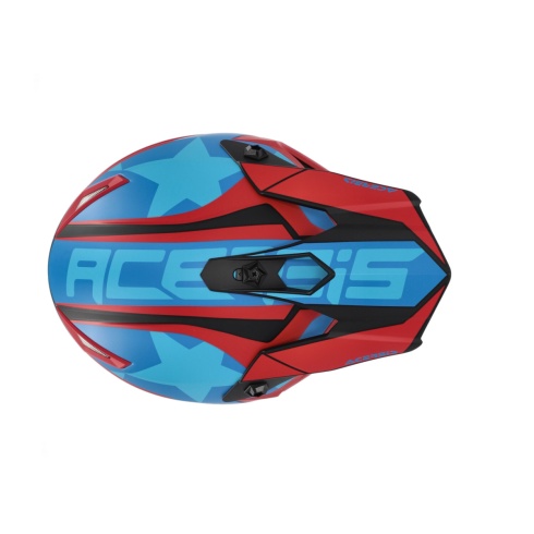 Шлем детский Acerbis IMPACT STEEL JUNIOR Red/Blue