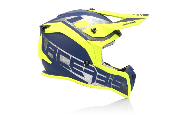 Шлем Acerbis LINEAR Yellow/Blue