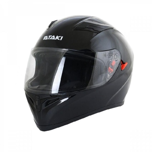 Шлем Ataki JK316 Solid (интеграл) черный глянцевый  L